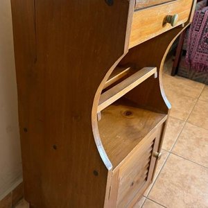 Mueble Auxiliar de Madera con Cajón y Puerta - imagen 4
