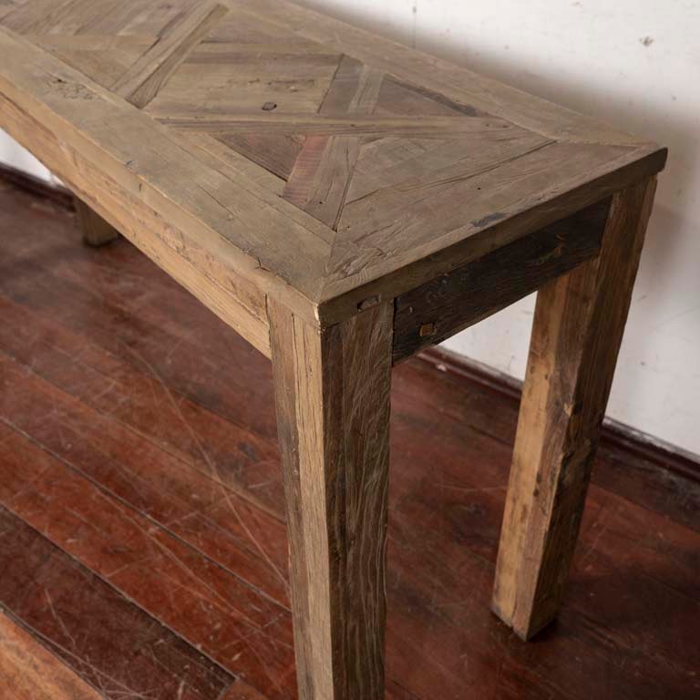 Mesa de arrimo rustica para decorar tu hogar - imagen 2