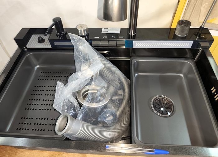 Bacha/Pileta de Cocina Multifuncional con Accesorios y Sistemas de Agua - imagen 4