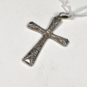 Cruz de Plata con Piedra Central - imagen 4