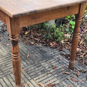 Mesa Antigua de Madera Pinotea Maciza - imagen 7