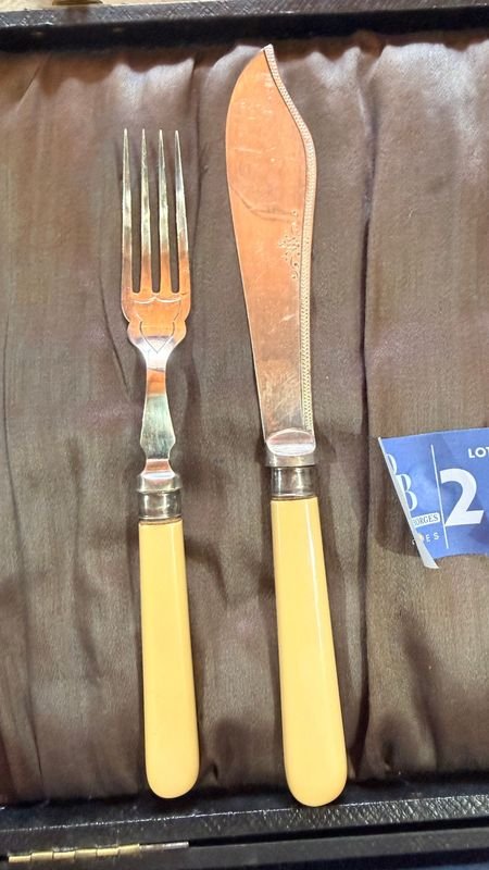 Juego de Cubiertos Vintage para Pescado - imagen 5