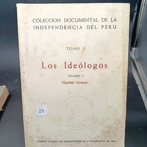 Lote anterior: Libro "Los Ideólogos" Tomo I de Hipólito Unanue