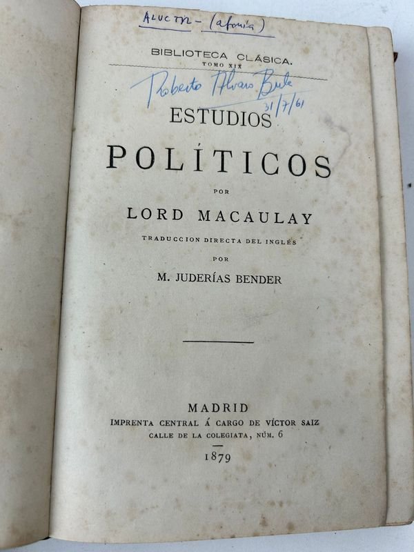 Libros de Economía y Estudios Políticos del Siglo XIX - imagen 2
