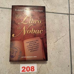 El Libro de Nobac de Federico Fernández Giordano - Novela Fantástica de Misterio - imagen 1