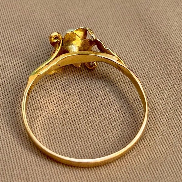 Anillo de Oro con Perla de Calidad - imagen 3