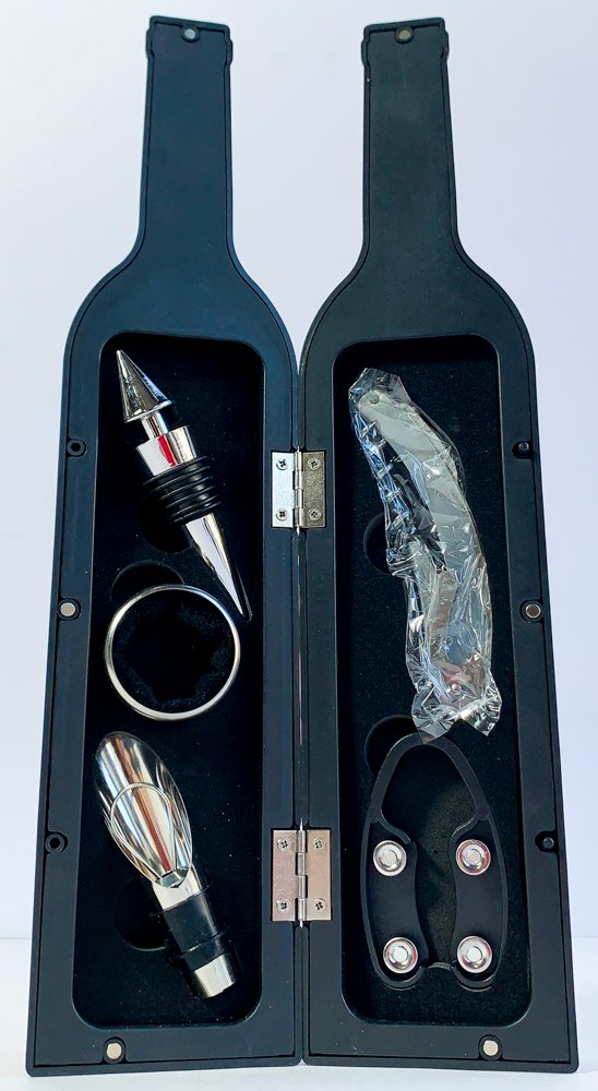 Lote siguiente: Kit para enólogo de vino - Botella de vino excelente