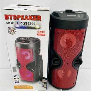 Parlante Portátil BTSPEAKER Modelo ZQS4209 Rojo con Control Remoto - imagen 3