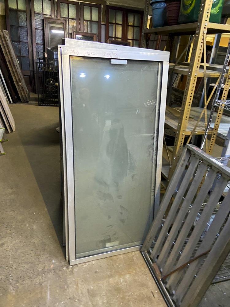 3 Hojas de Ventana de Aluminio y Vidrio 69 x 142 cm