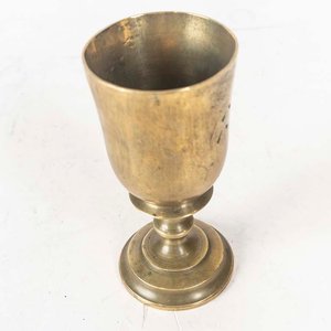Cáliz de Bronce Antiguo - 15 cm - imagen 2