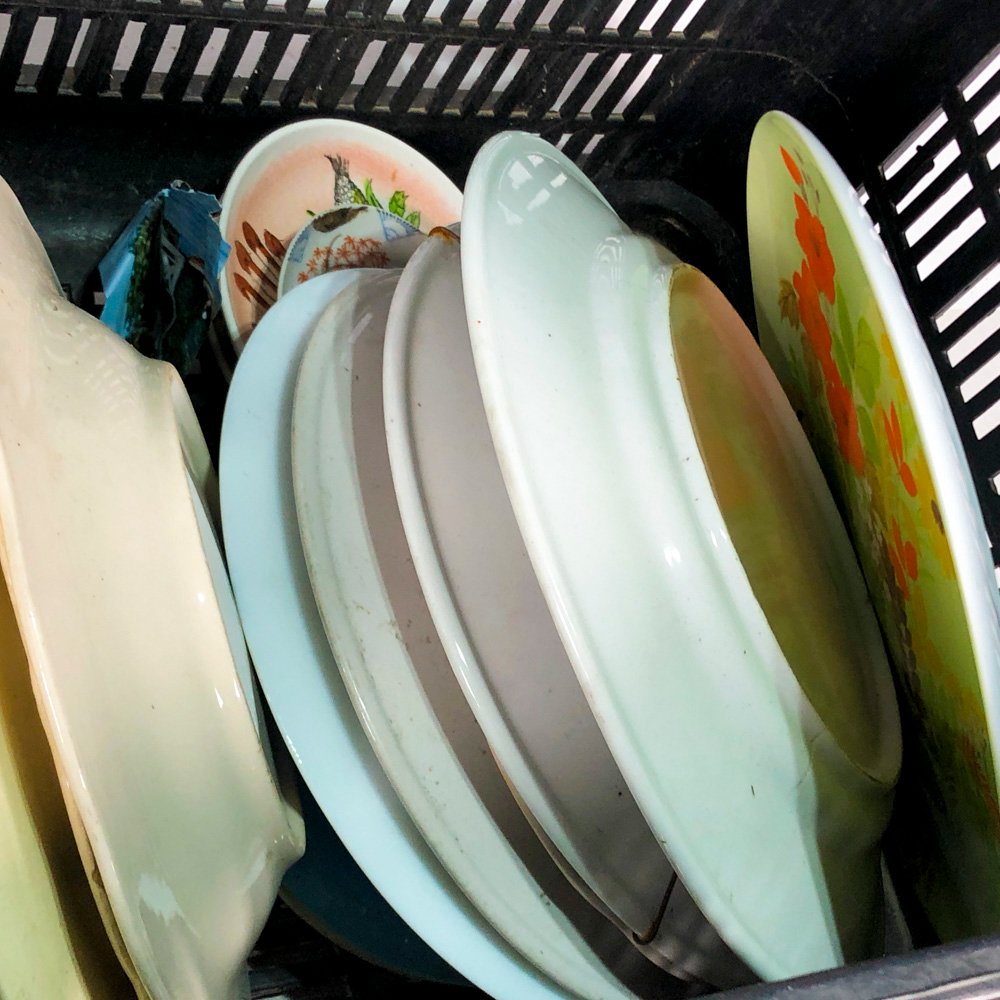 Lotes de platos en cerámica, loza y porcelana - imagen 3