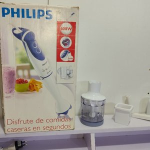 Mixer de Mano Eléctrico Philips 600W con Accesorios y Caja Original - imagen 6