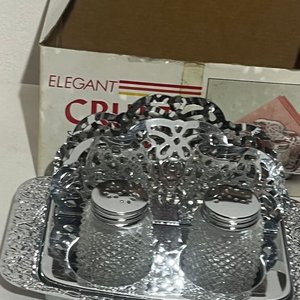 Set de Salero, Pimentero y Servilletero "Elegant Cruet Set" - imagen 7