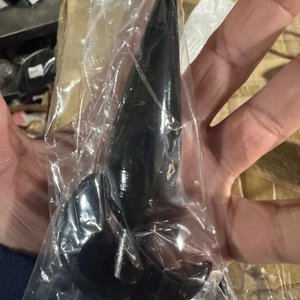 Lote siguiente: Juguete Anal de Silicona Negro con Cadena