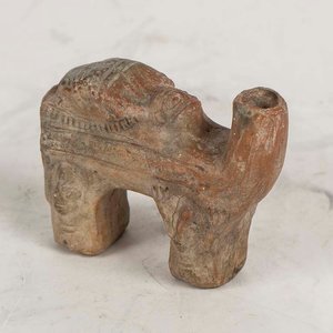 Lote anterior: Adorno Cerámico Estilo Precolombino con Detalle