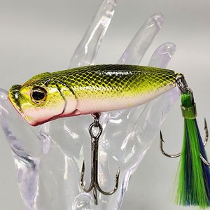 Lote siguiente: Señuelo de Pesca Popper Verde y Amarillo con 2 Anzuelos Triples