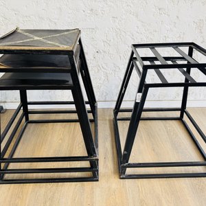 5 Bancos Pilométricos de Metal 60x60x60cm - imagen 1