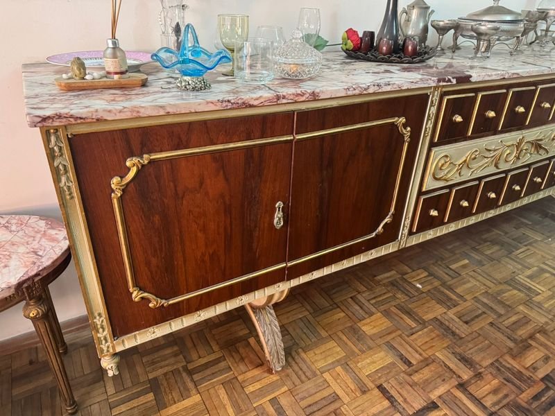 Aparador Francés con Marmol y Decoración - imagen 4