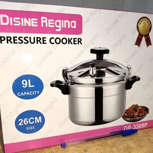 Olla a Presión Disine Regina de Aluminio, 9 Litros, Nueva en Caja - imagen 3