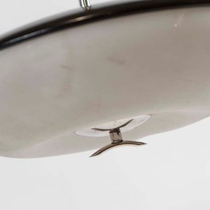 Colgante de Metal y Acrílico Negro y Blanco - Diámetro 43 cm - imagen 2