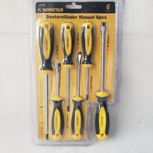 Lote siguiente: Juego de 6 Destornilladores Norstar Manuales