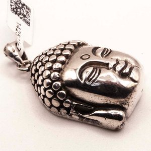 Colgante Cabeza de Buda de Plata - imagen 2