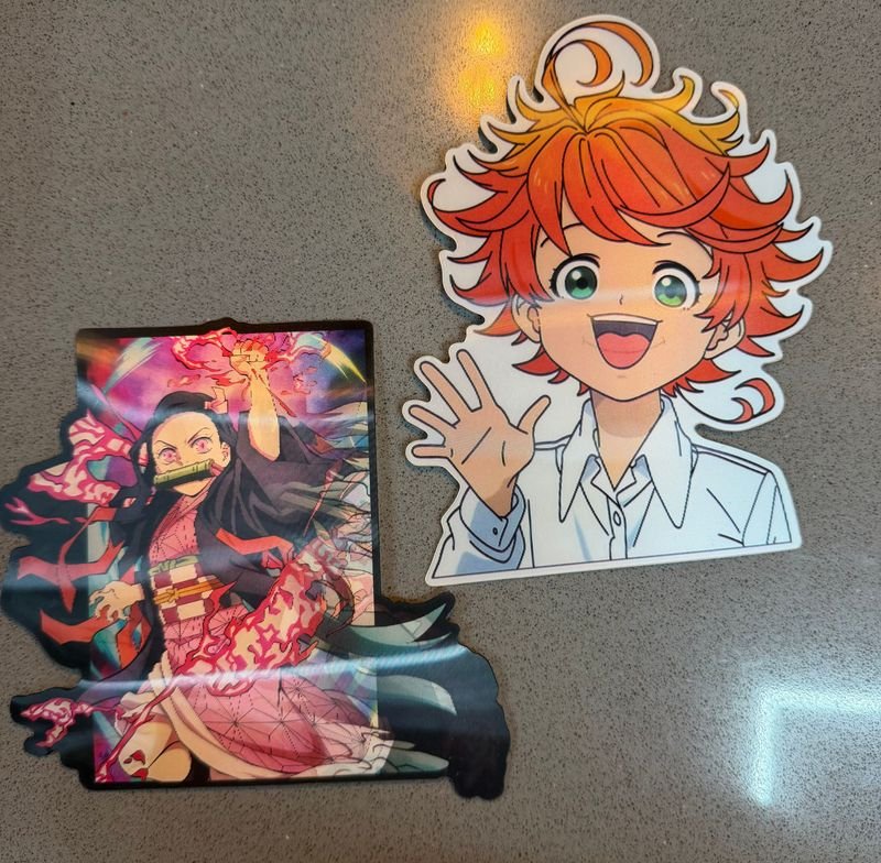 Stickers de Anime: Nezuko y Emma