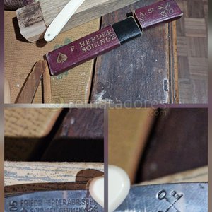 Lote anterior: Navaja de barbero F. Herder Solingen con estuche