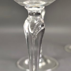 Seis Copas Altas de Cristal con Borde Dorado - imagen 6