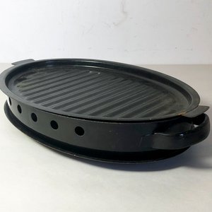 Brasero Esmaltado de Mesa y Sartén Negro - imagen 2