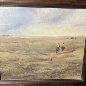 Óleo "Lejanía" de Teresa Holtz, Firmado y Autenticado, 33x28 cm - imagen 3