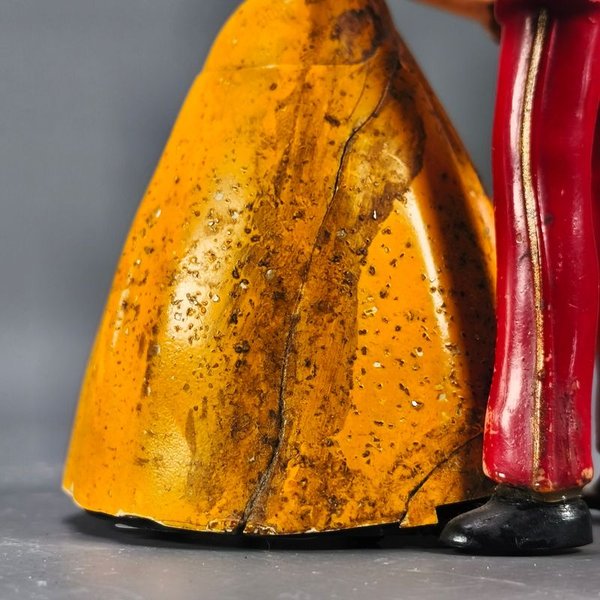 Figurita de princesa y príncipe bailarines a cuerda - imagen 4