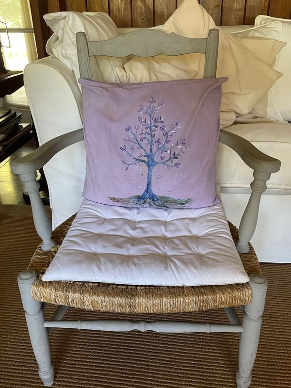 Butaca madera con posa brazo, mueble de estilo - imagen 1