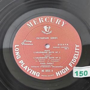 Disco de Vinilo Bizet Carmen Suite L'Arlésienne - Paul Paray Detroit Symphony Orchestra - imagen 4