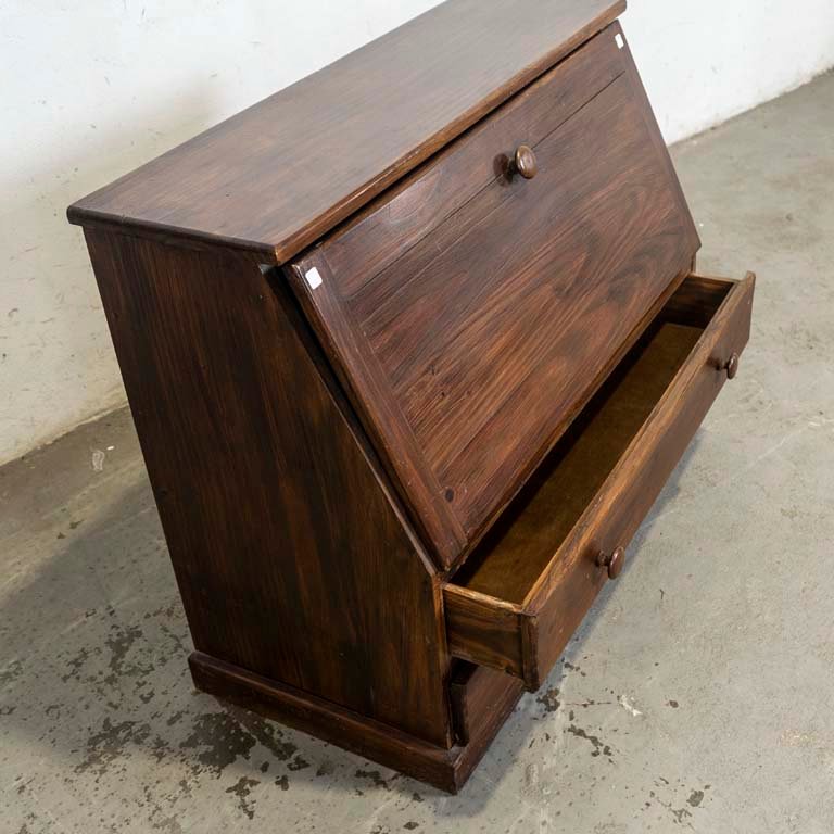 Mueble bar con puerta abatible y dos cajones - imagen 2