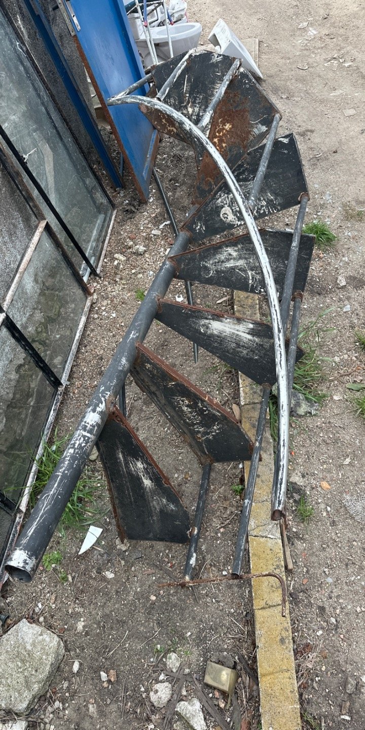 Escalera Caracol Metálica Desmontable