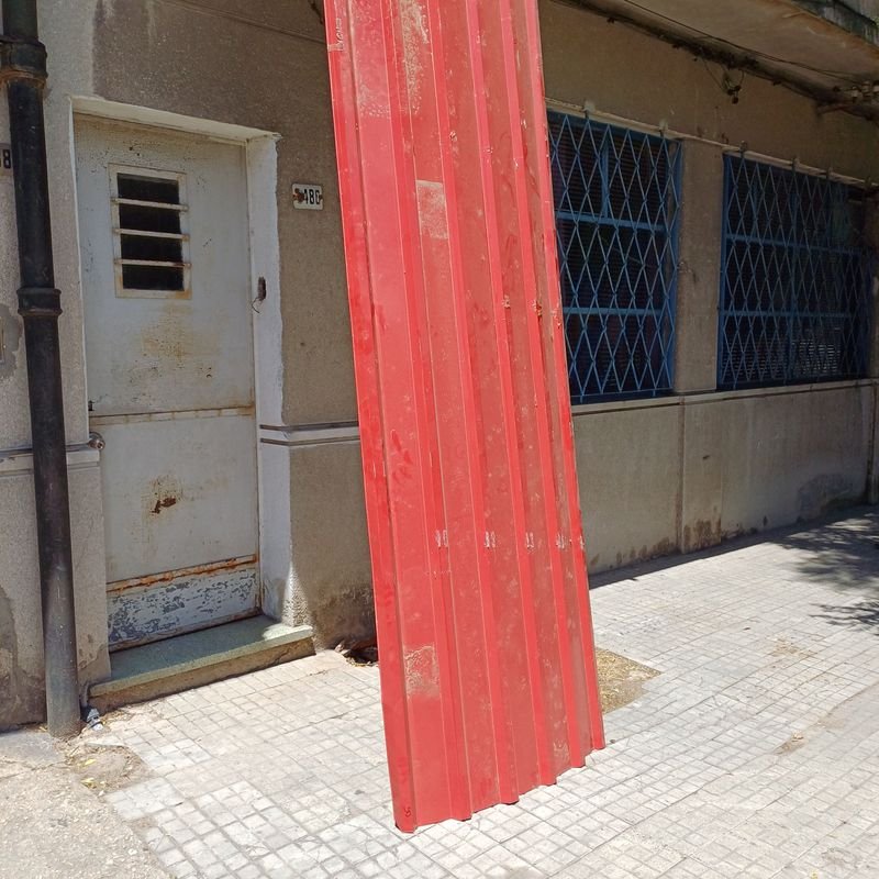 Diez chapas trapezoidales cal. 26, nuevas pintadas - imagen 5