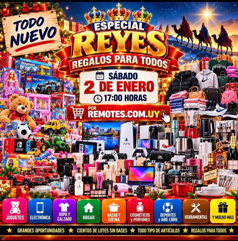 Gran Surtido de Regalos para Reyes: Juguetes, Electrónica, Hogar y Más