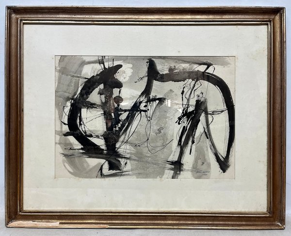 Lote siguiente: Pintura de Juan del Rio 'Ritmo' en cartón