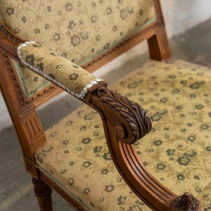 Par de Sillones Luis XVI para Retapizar - imagen 2