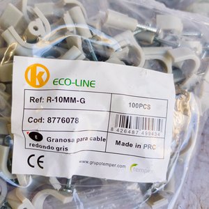 16 Bolsas con Grampas para Cable Redondo ECO-LINE R-10MM - imagen 4