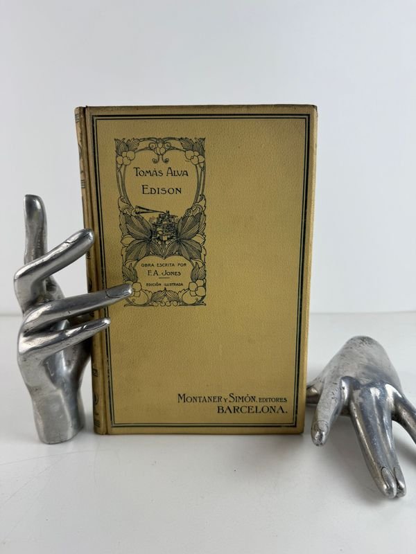 Libro raro de Tomas Alva Edison - BIBLOTECA UNIVERSAL - MONTANER Y SIMON EDITORES BARCELONA - 1911 - imagen 2