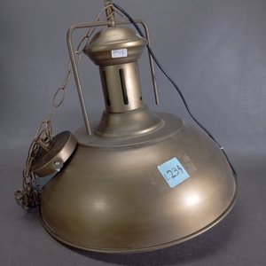 Plafón de Techo Diseño Bronceado con Cadena - 40cm Diámetro - imagen 2