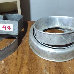 Lote de 3 Moldes para Torta Corazón y Redondos - imagen 2