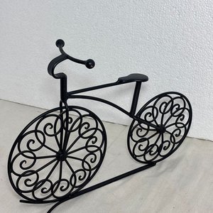 Adorno y Organizador de Hierro Forjado Estilo Bicicleta - imagen 8