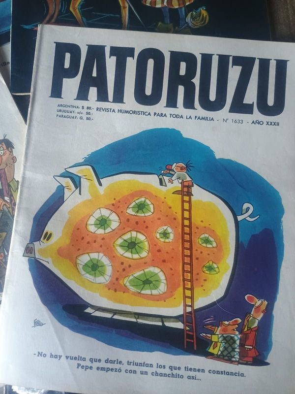 Ilustración de Patatoruzu Años 60 en papel - imagen 2