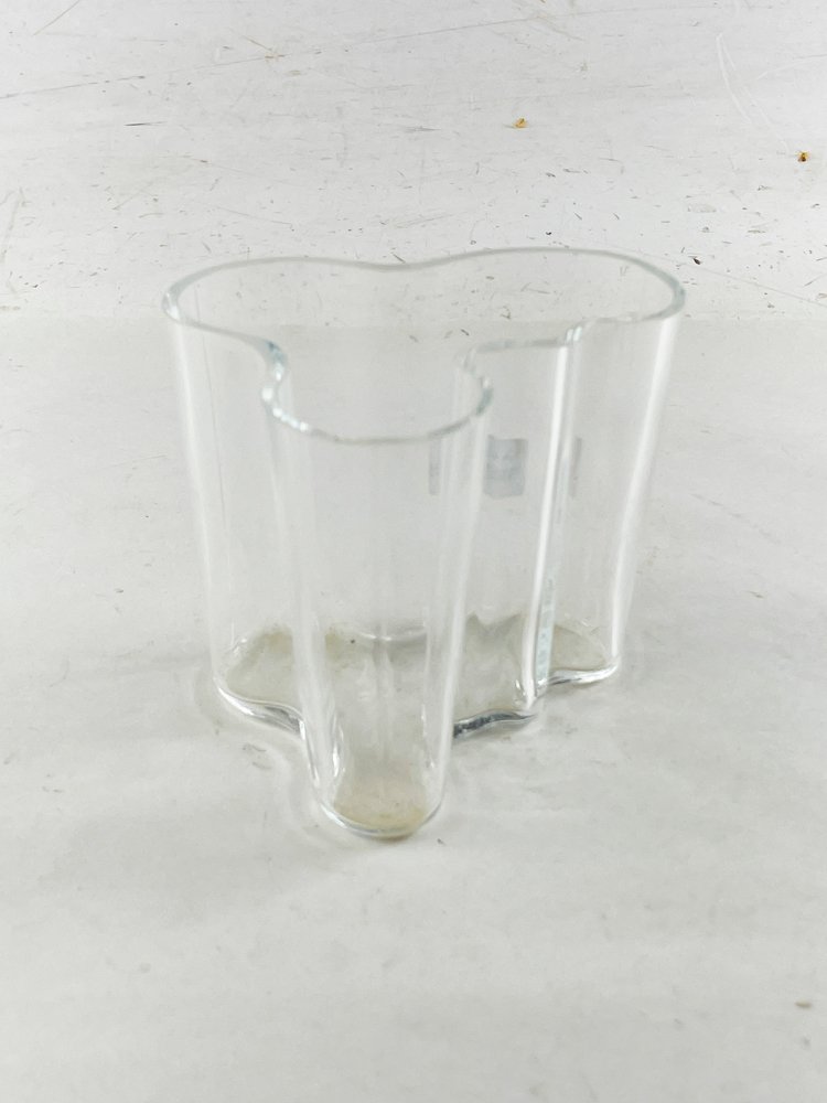 Centro de Cristal Transparente Alvar Aalto 9.5x11.5 cm