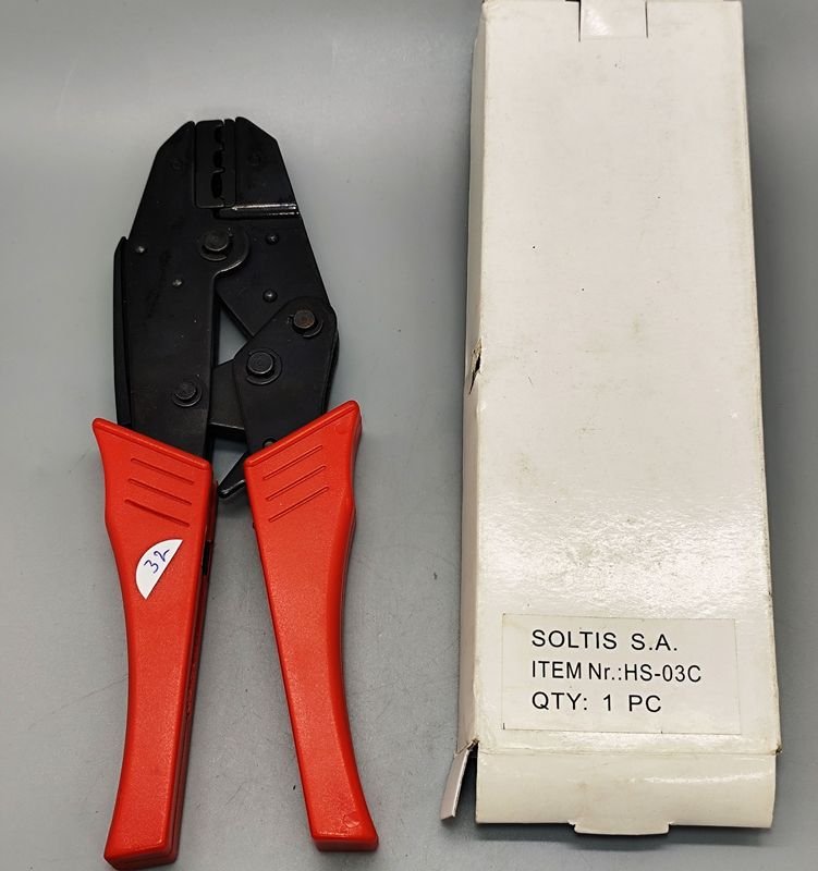 Pinza Crimpadora de Terminales 9 Pulgadas Soltis S.A.