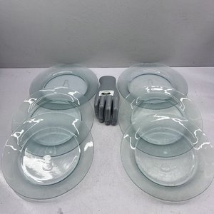 Lote siguiente: Juego de 6 Platos Llanos de Vidrio con Publicidad Coca-Cola