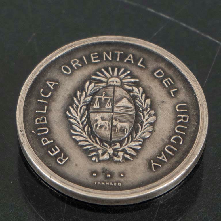 Medalla de Fundación de Dolores - Moneda de plata con diseño detallado - imagen 2